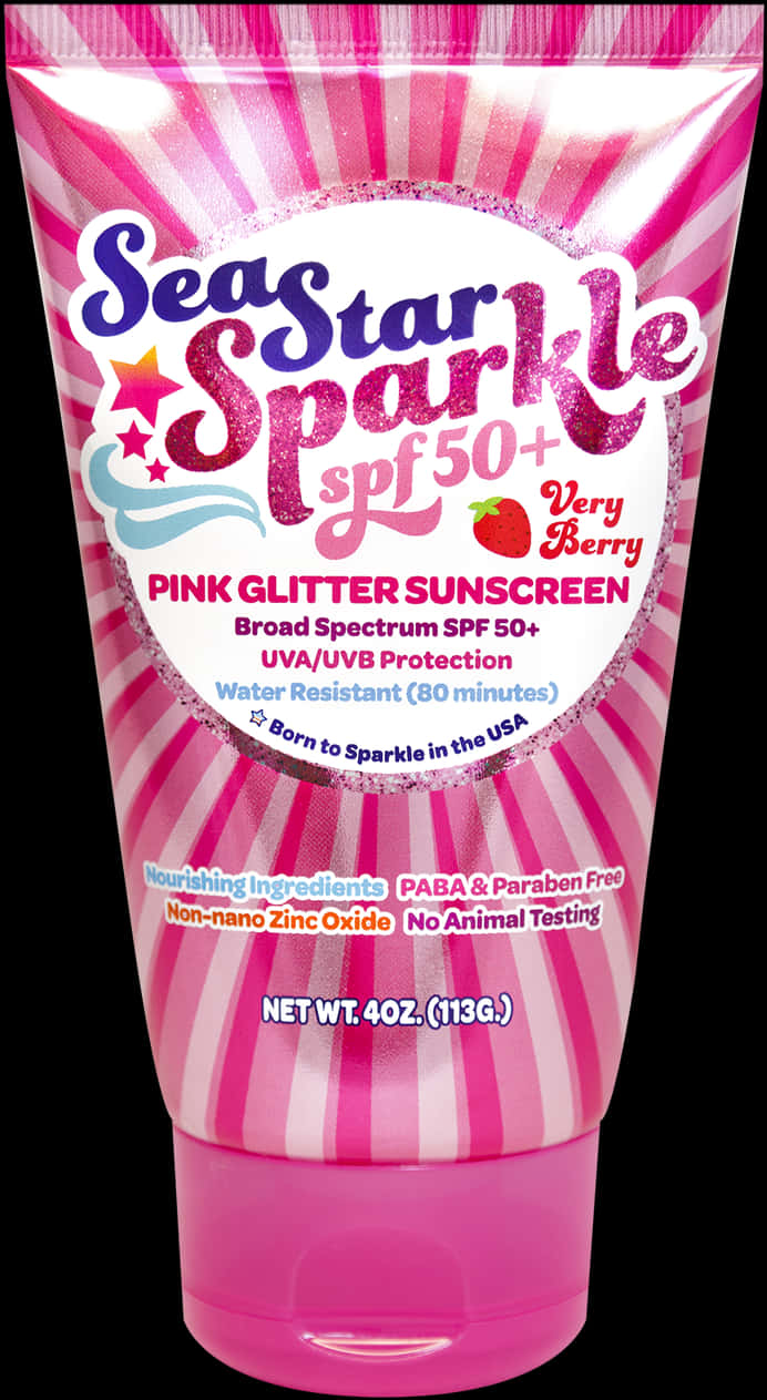 Sea Star Sparkle Glitter Sunscreen S P F50