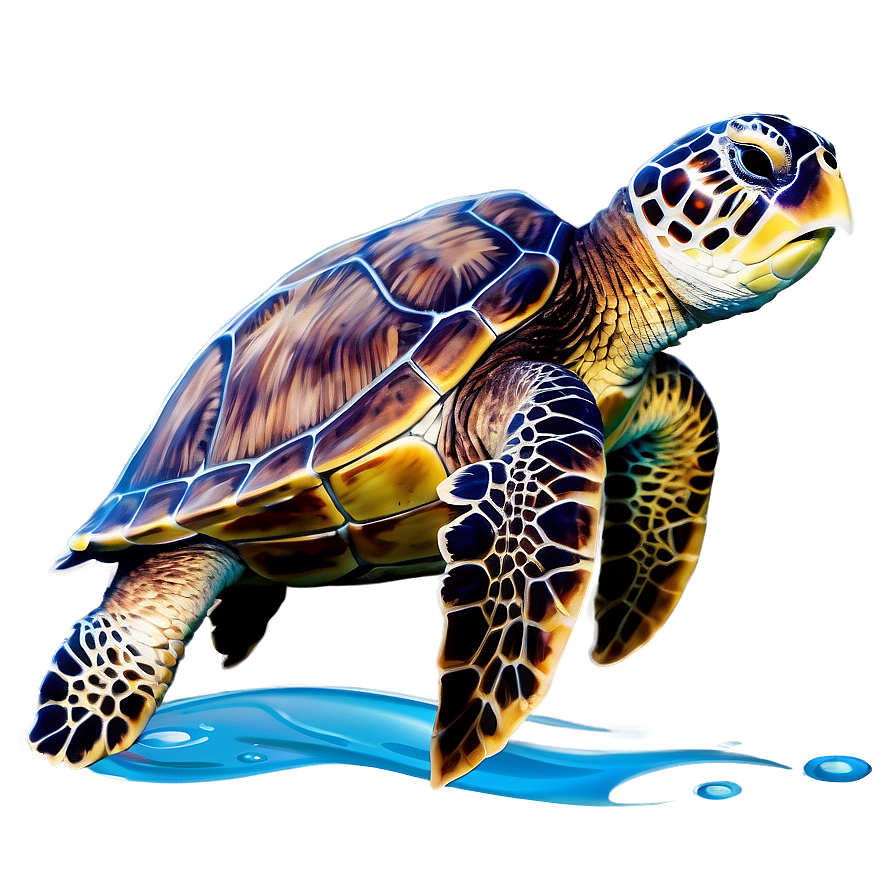 Sea Turtle Eco Tour Poster Png Mbx