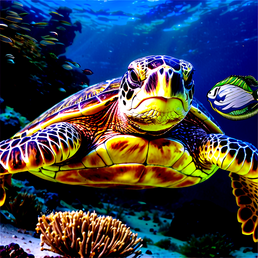 Sea Turtle Eco Tour Poster Png Psj15