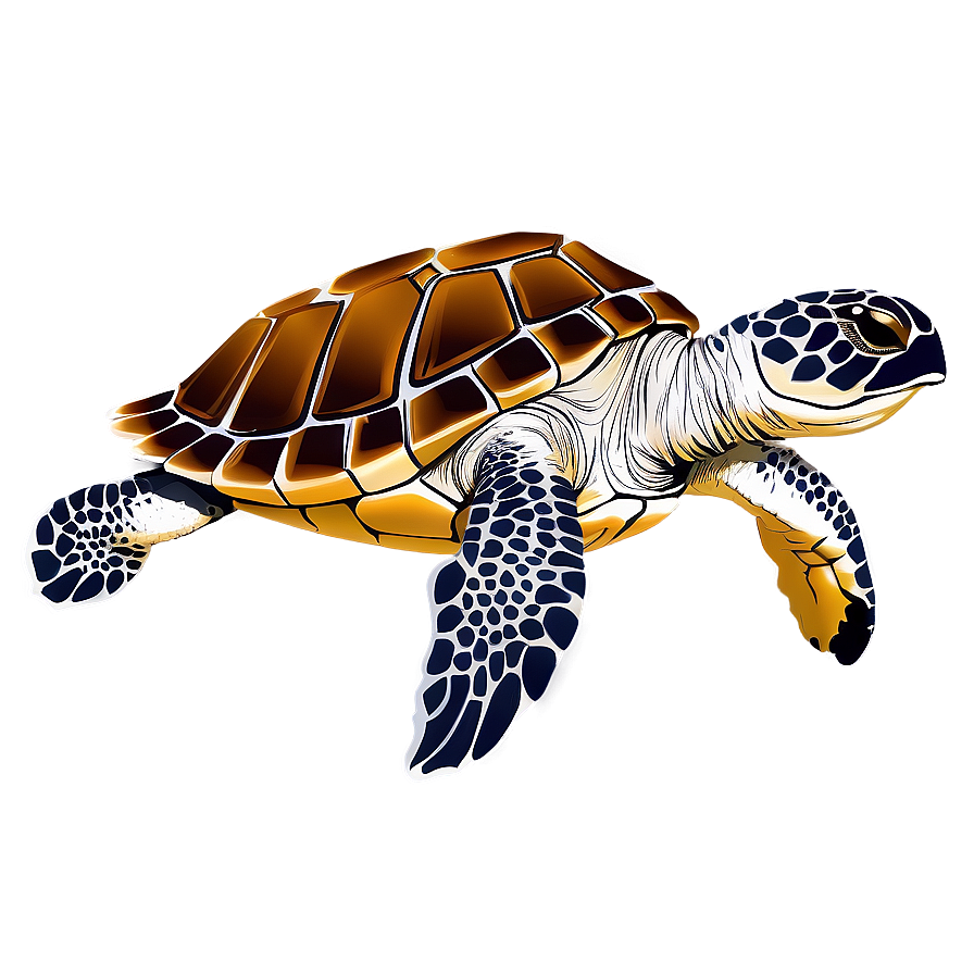 Sea Turtle Illustration Png Wyc