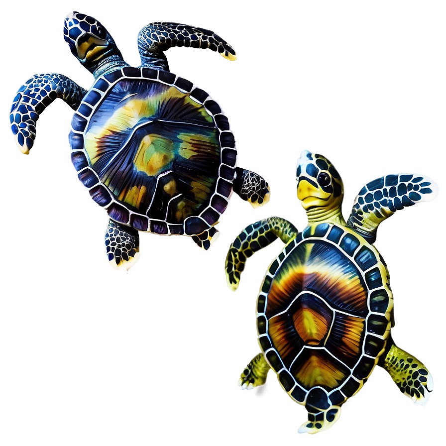 Sea Turtles Swimming Png 06242024