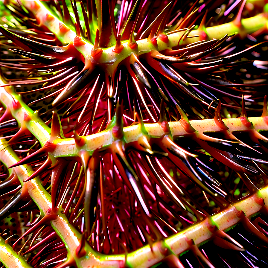 Sea Urchin Spikes Close-up Png 06122024