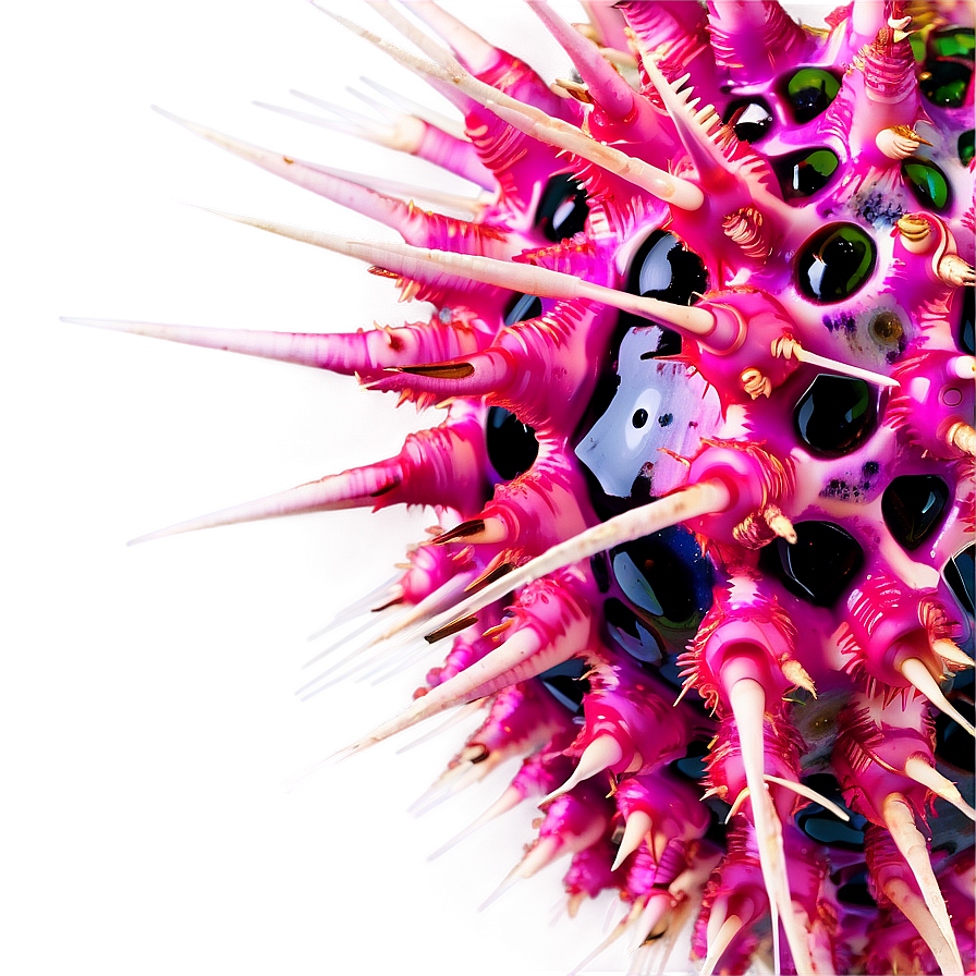 Sea Urchin Spikes Close-up Png 15