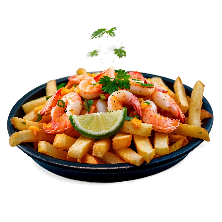 Seafood Topped Fries Png 05242024