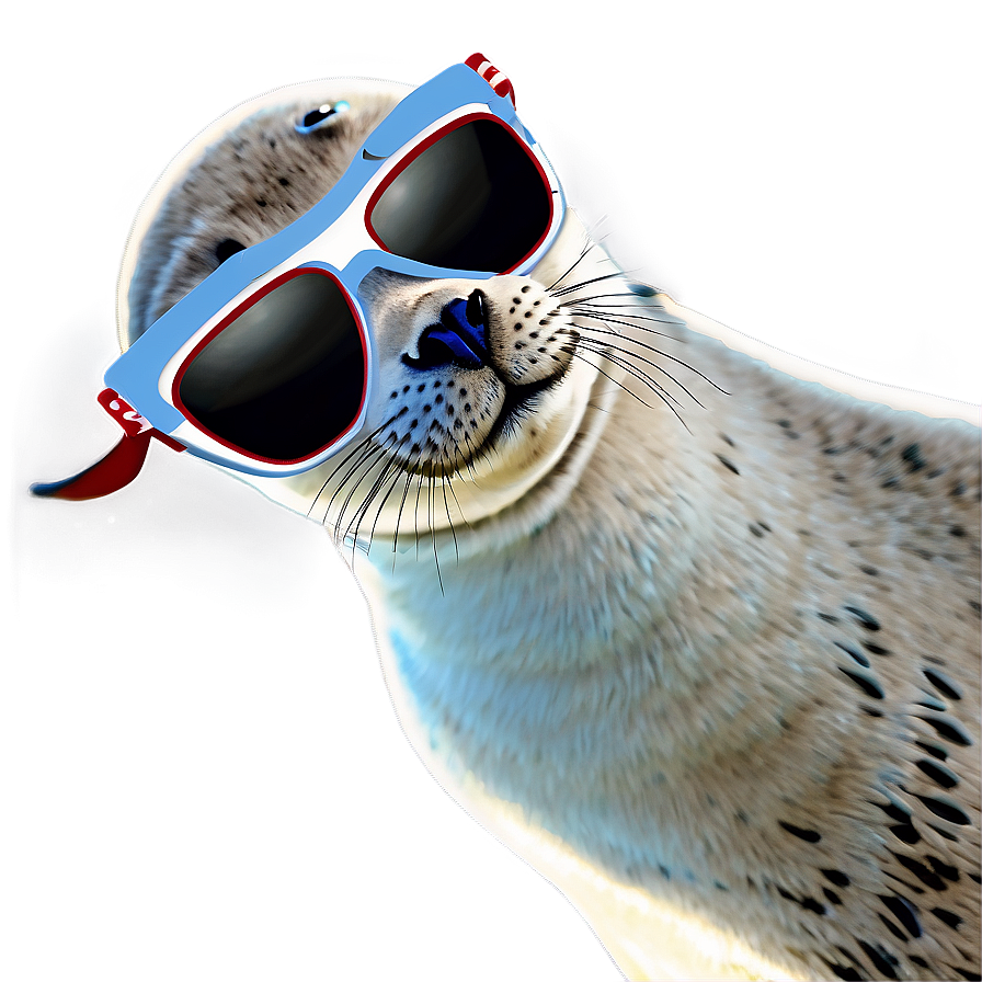 Seal With Sunglasses Png Gnm43