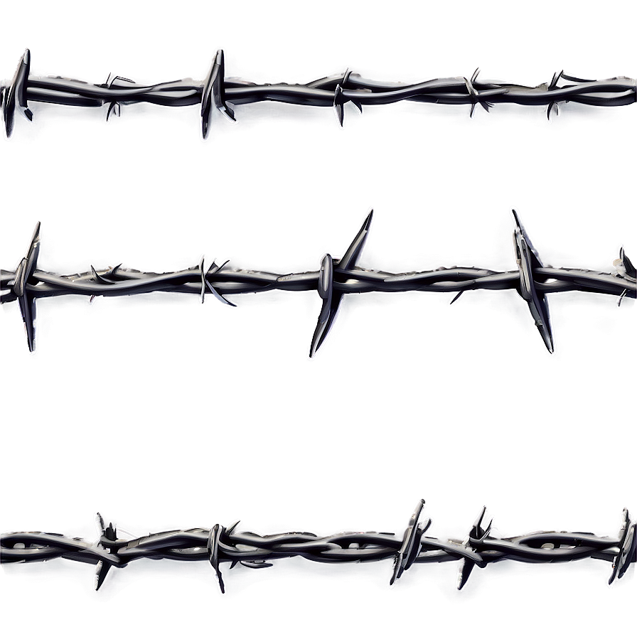 Seamless Barbed Wire Fence Png 06212024