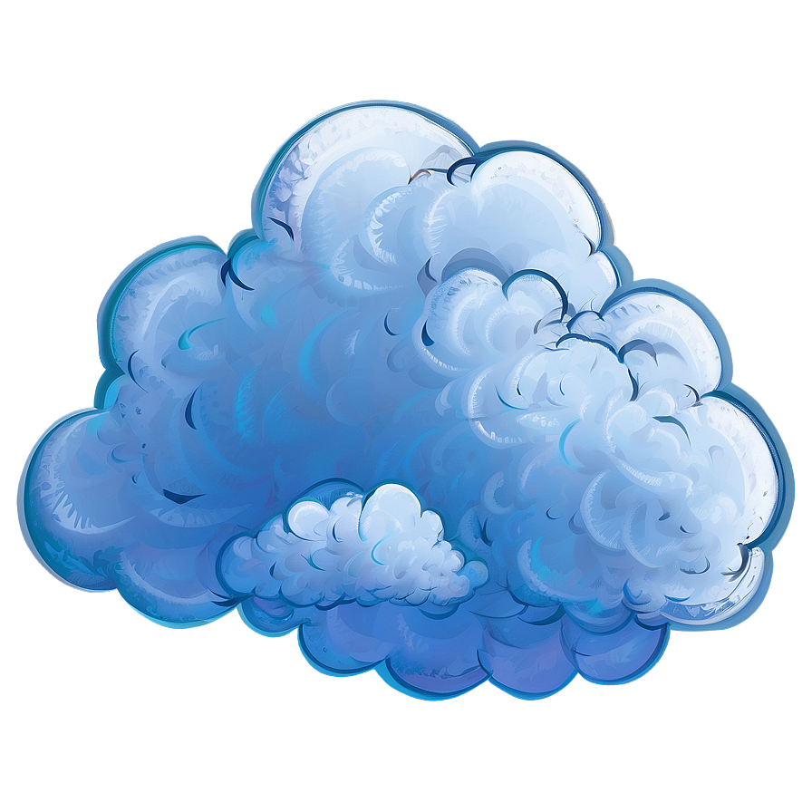 Seamless Blue Clouds Png 80