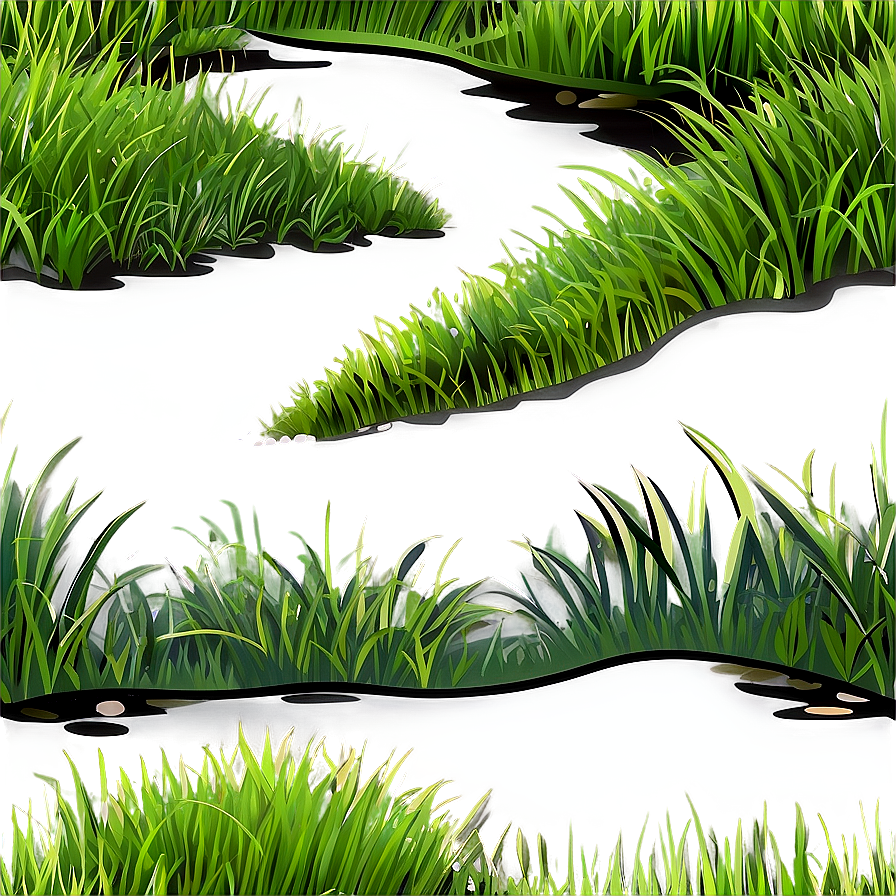 Seamless Cartoon Grass Png 06122024