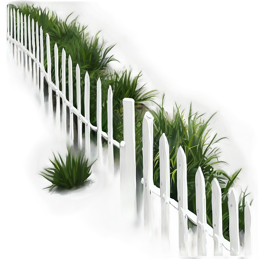 Seamless Horizontal White Fence Png 58