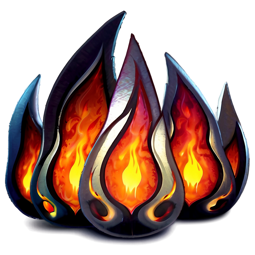 Searing Flames Png B