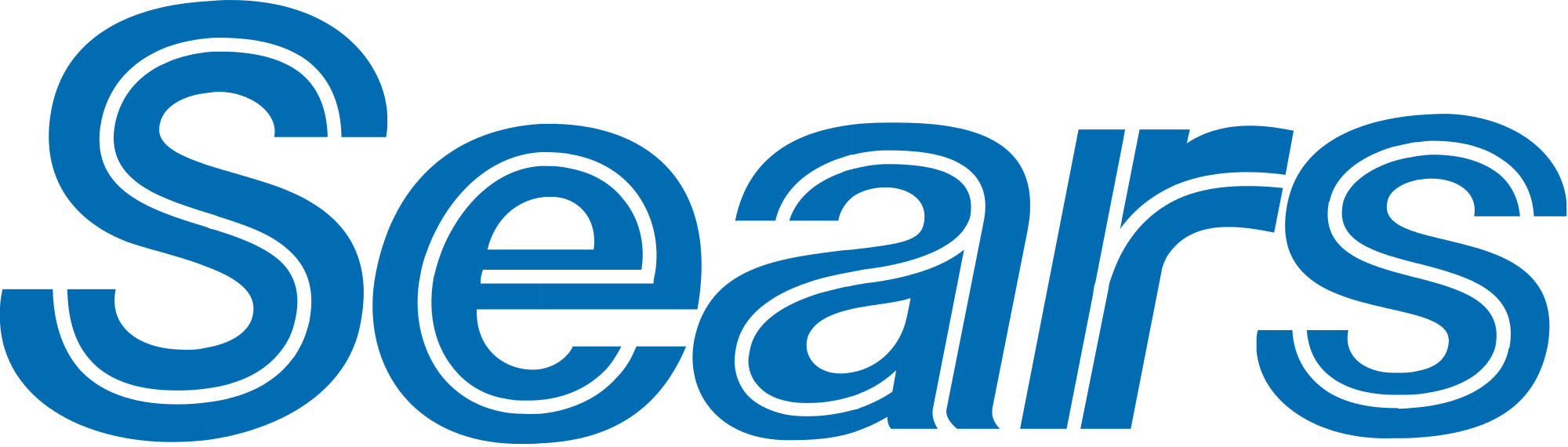 Sears Logo Blue Background