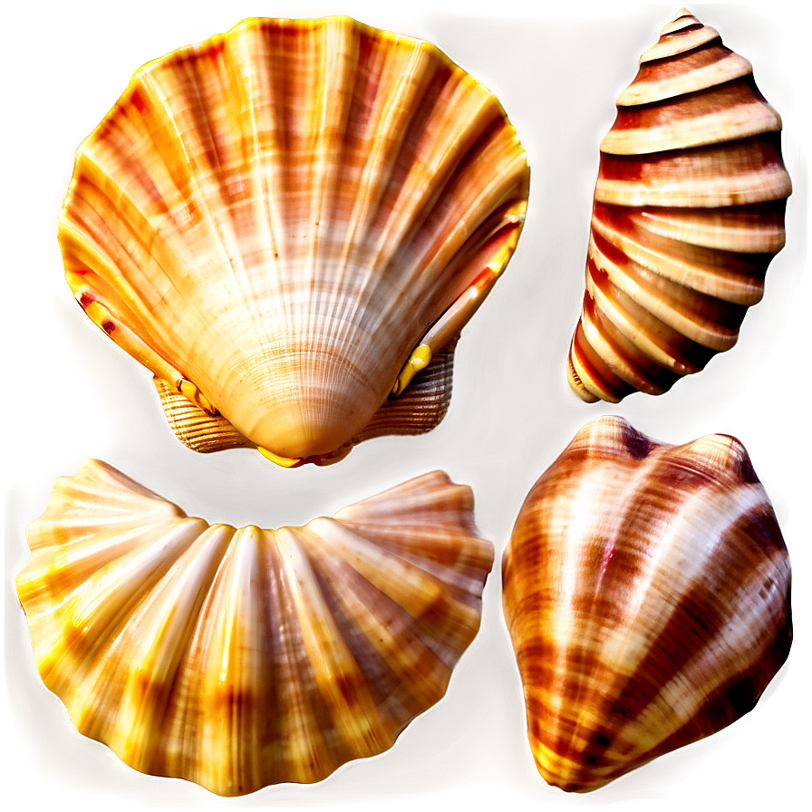 Seashell Collection Vintage Png Oqs