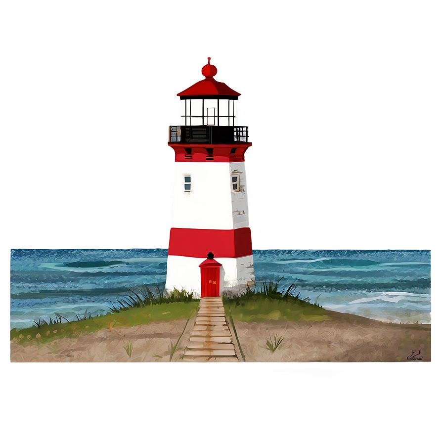 Seaside Lighthouse Art Png 05242024