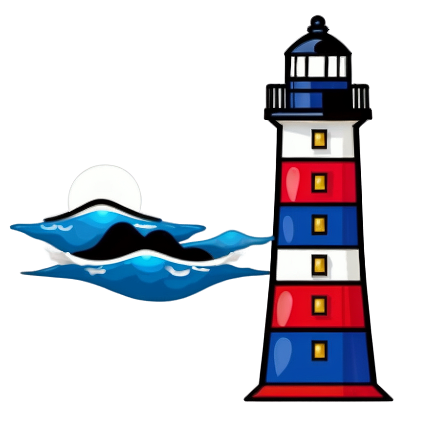 Seaside Lighthouse Art Png Etx46