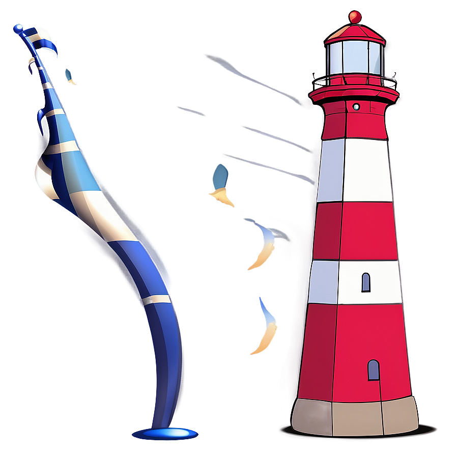 Seaside Lighthouse Art Png Sbx