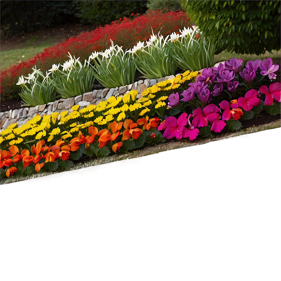 Seasonal Flower Bed Png Acg67