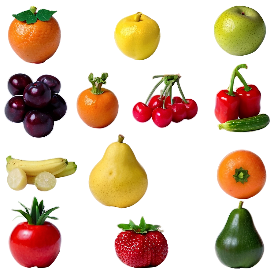 Seasonal Fruit And Veg Png Qfs24