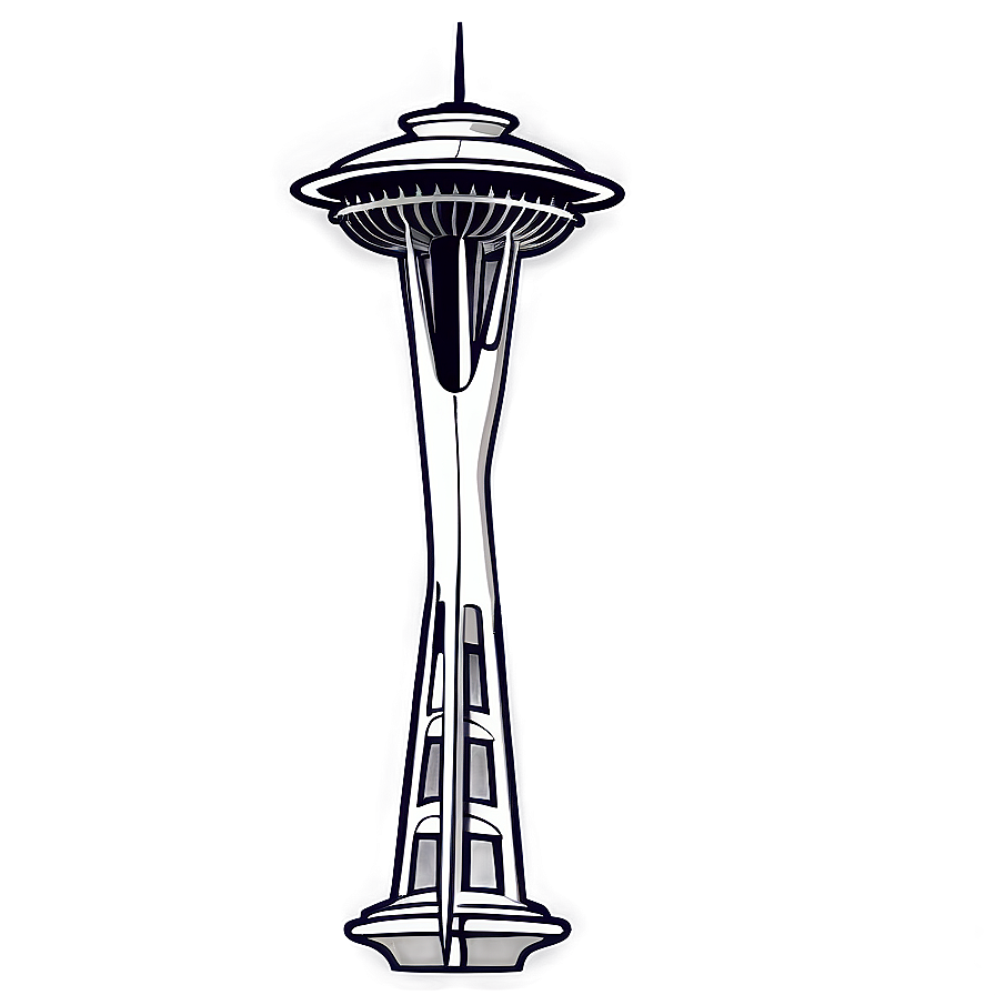 Seattle Cityscape Outline Png 27