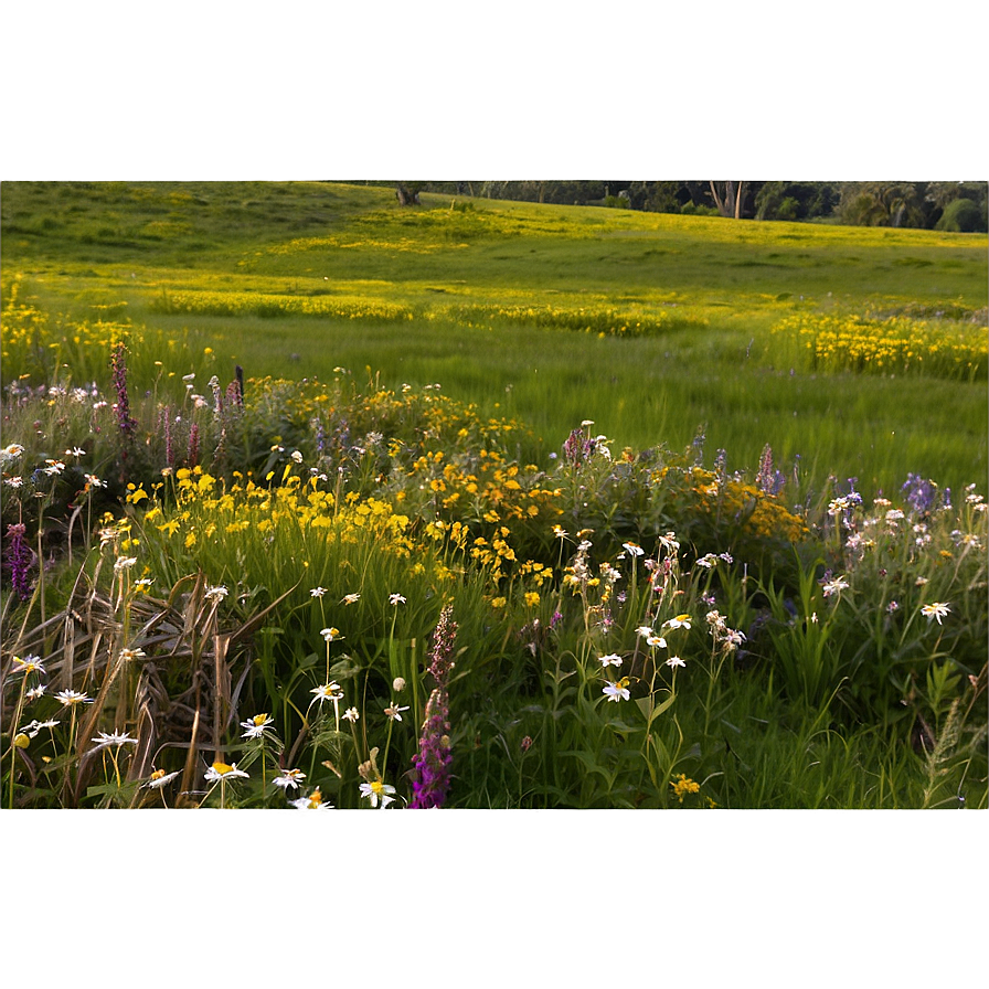 Secluded Wildflower Spot Png 84