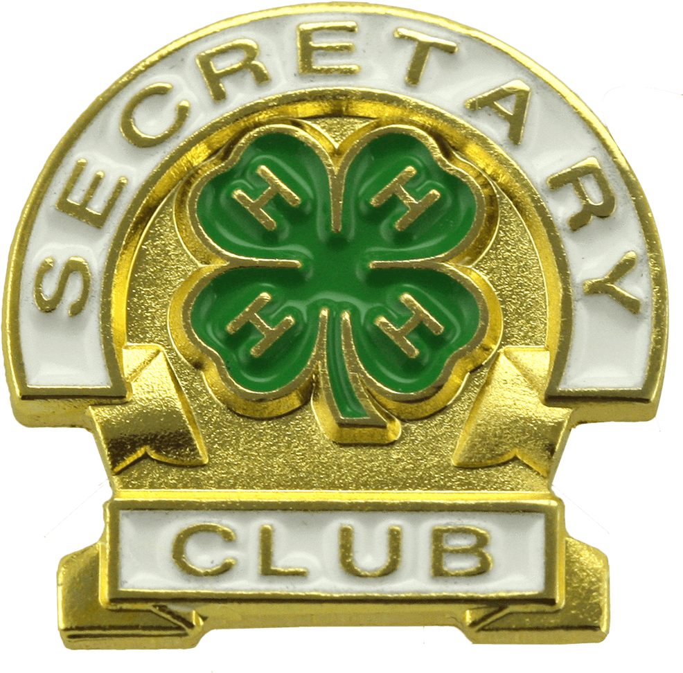 Secretary Club Pin Badge