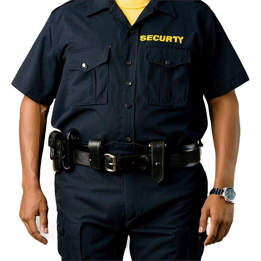 Security Guard Uniform Png 06252024