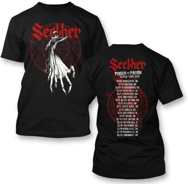 Seether Band Tour Tshirt2017