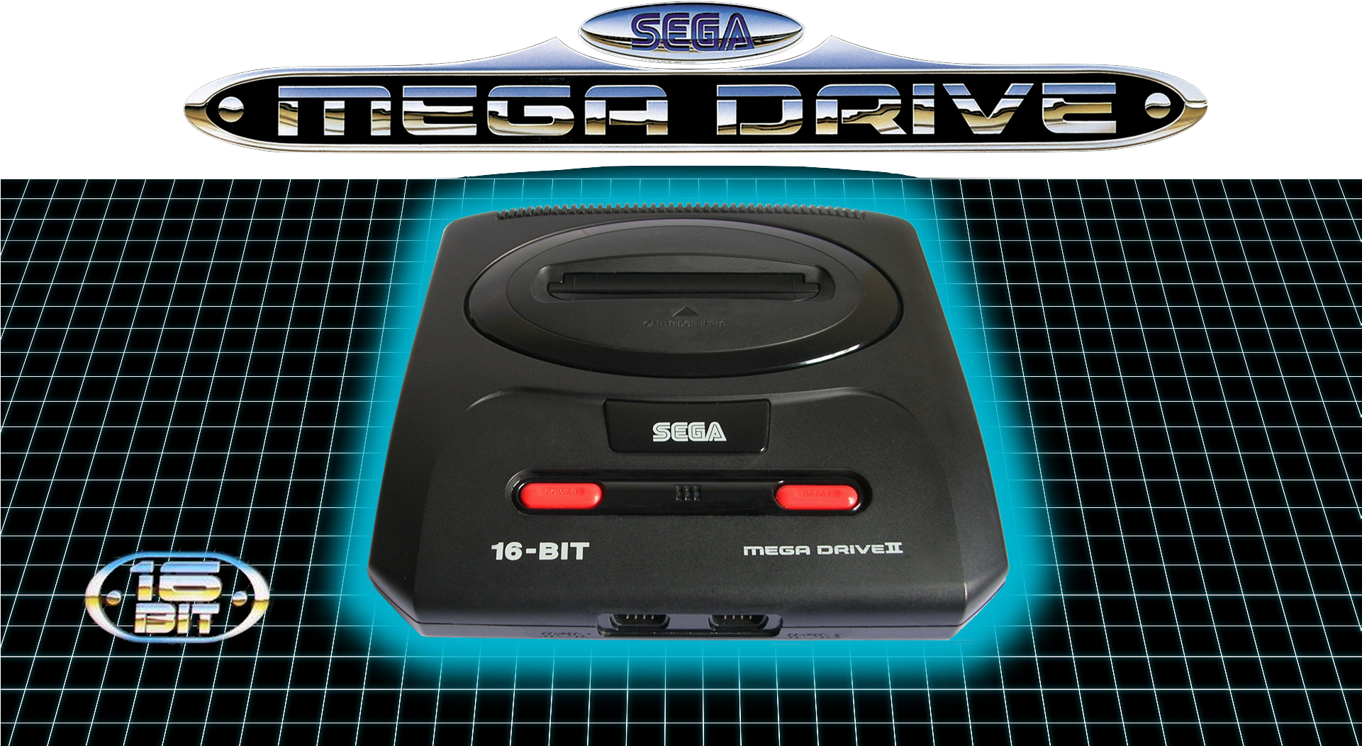 Sega Mega Drive Console Retro Gaming