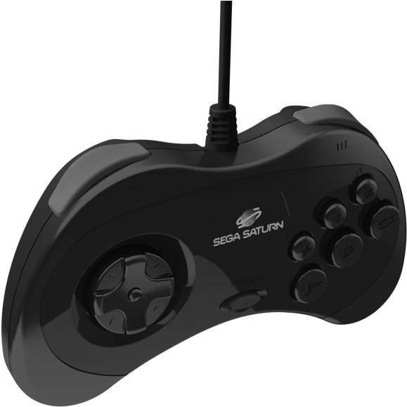 Sega Saturn Controller Black