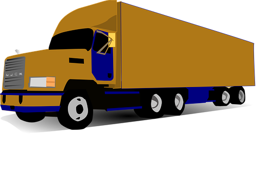 Semi Truck Illustration