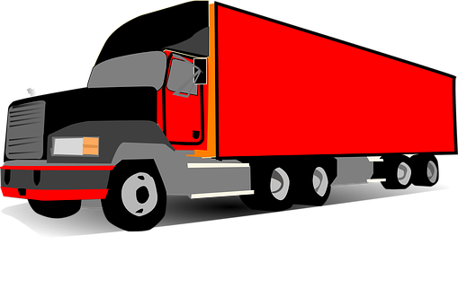 Semi Truck Side View Graphic