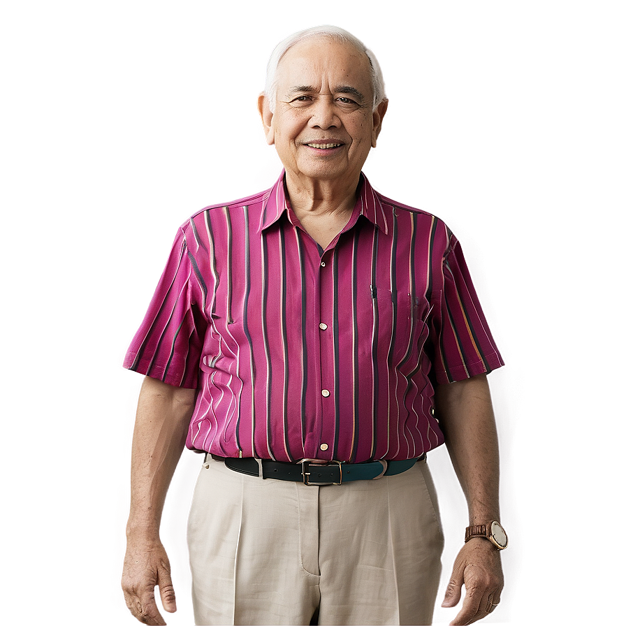 Senior Man Standing Portrait Png 05252024