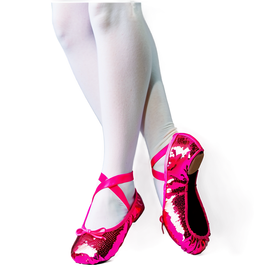 Sequin Ballet Shoes Png 06132024