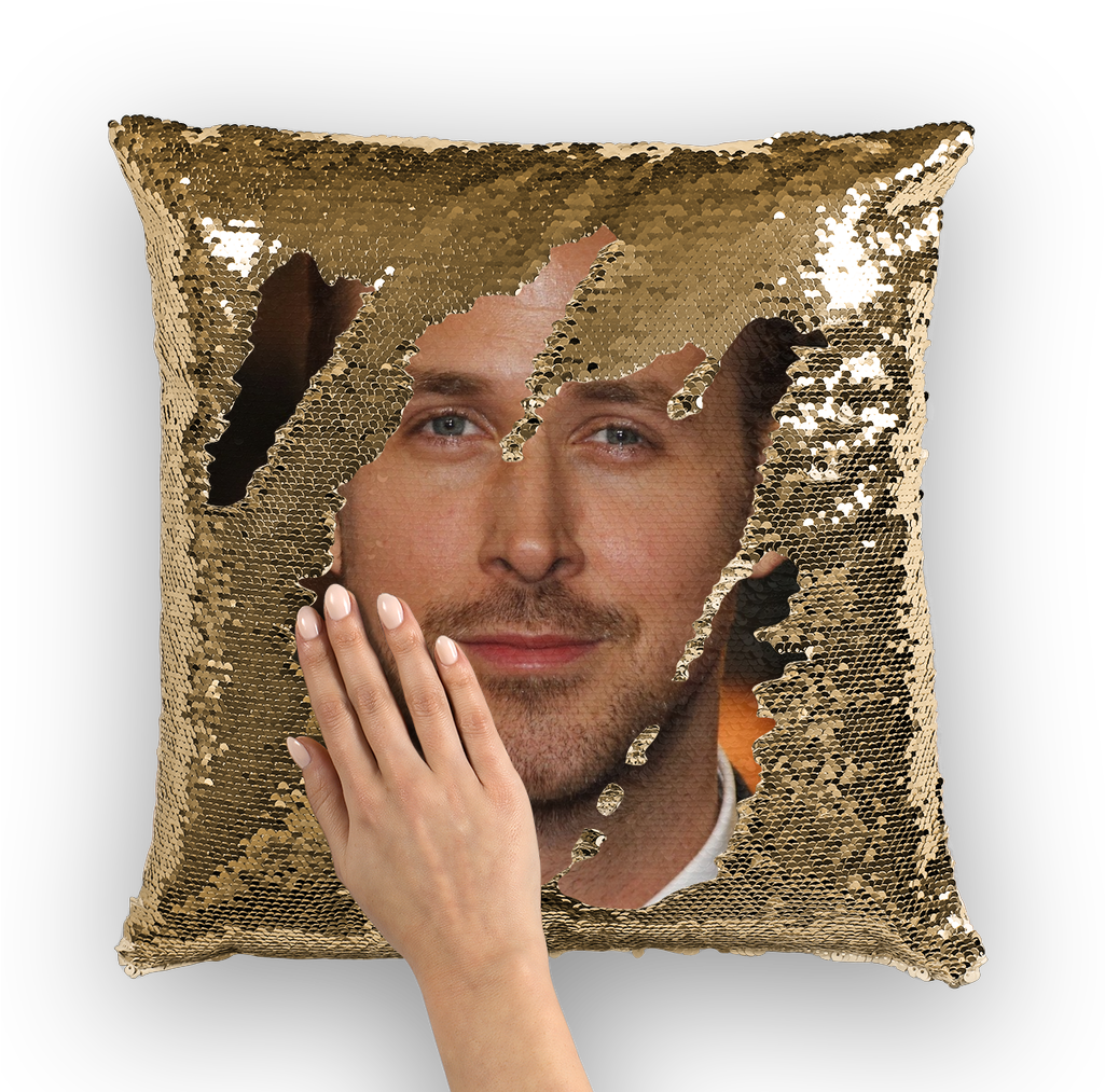 Sequin Pillow Reveal