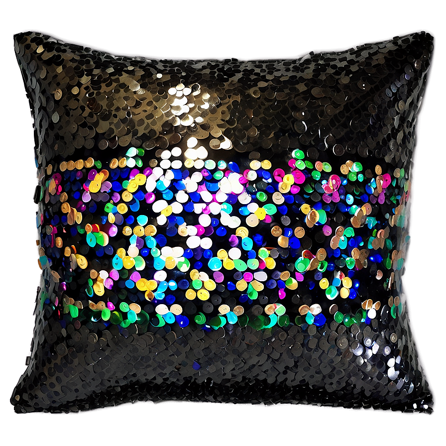 Sequin Throw Pillow Png 06282024