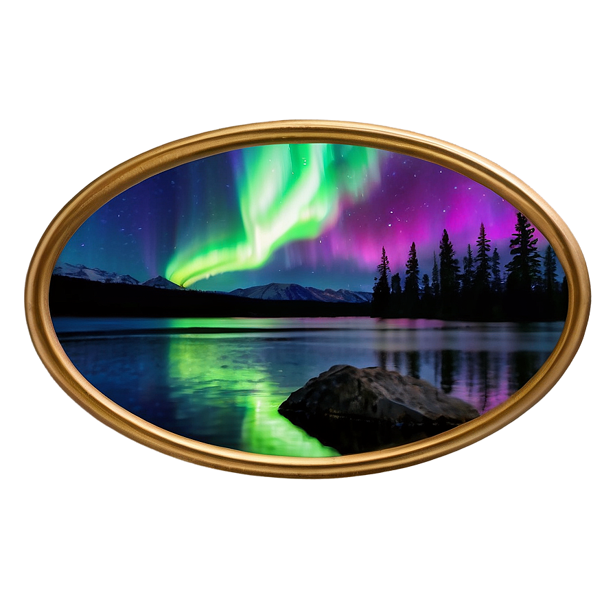 Serene Aurora Borealis Scene Png 06242024