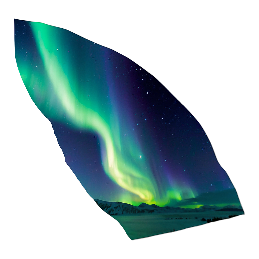 Serene Aurora Borealis Scene Png 34