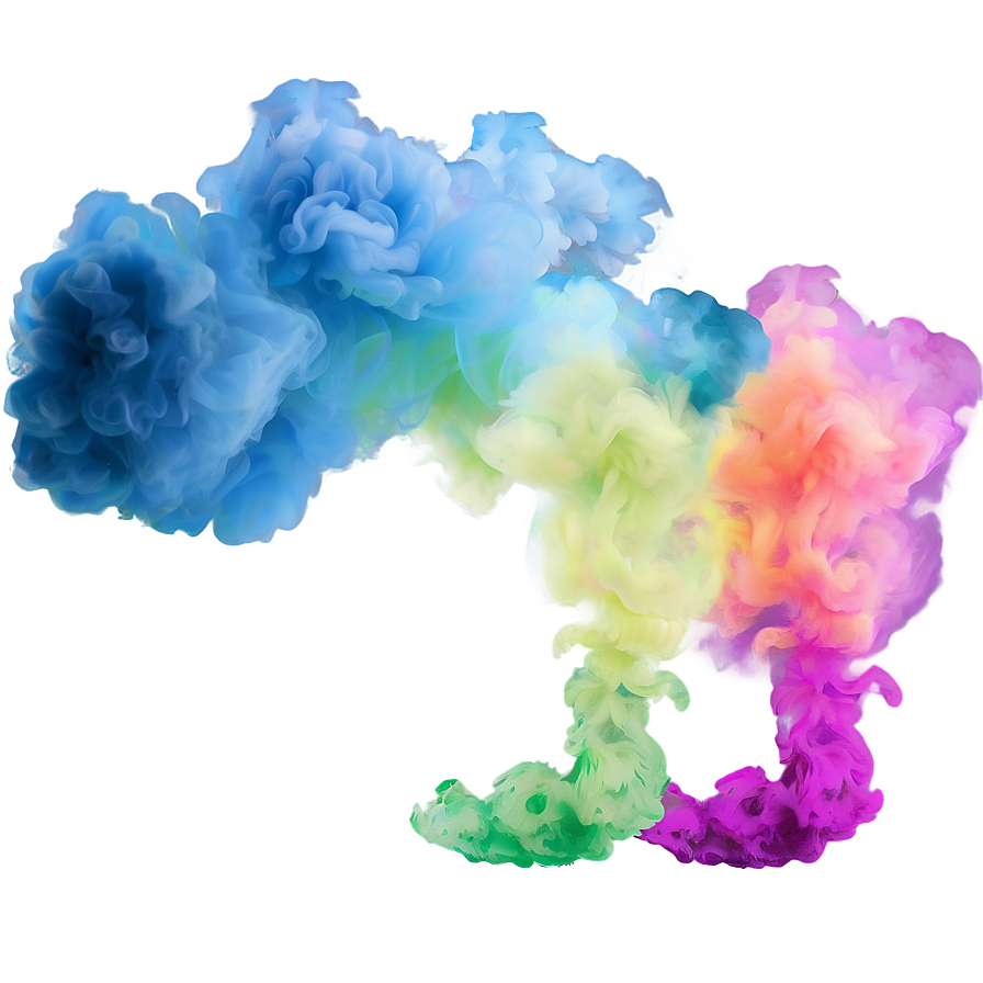 Serene Colored Smoke Png Qkl64