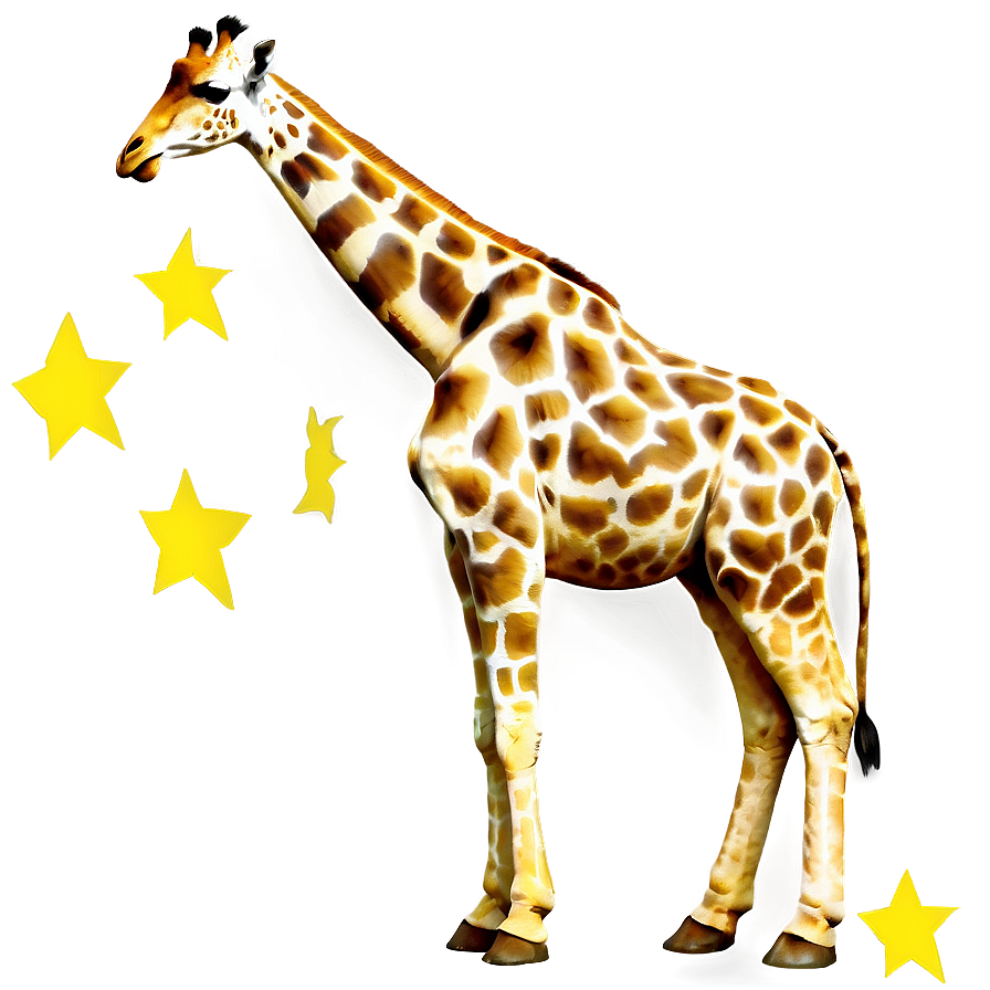 Serene Giraffe Graze Png Rdd