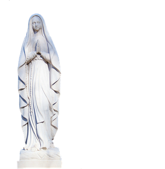 Serene Marian Statue