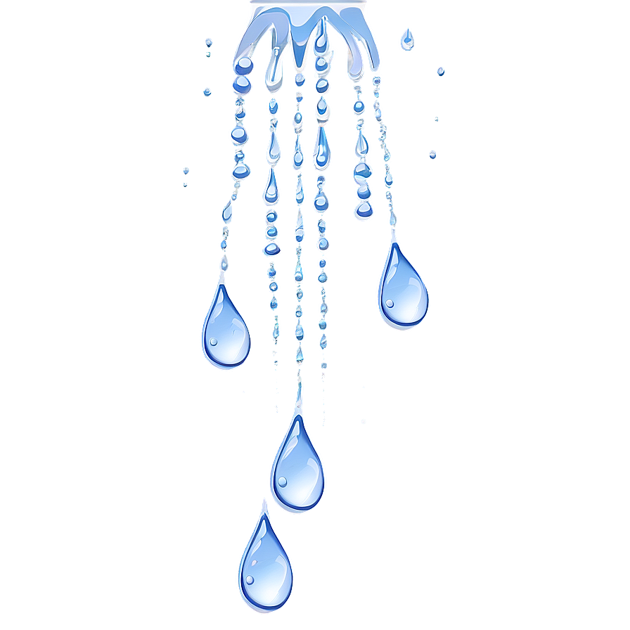 Serene Raindrop Png 10