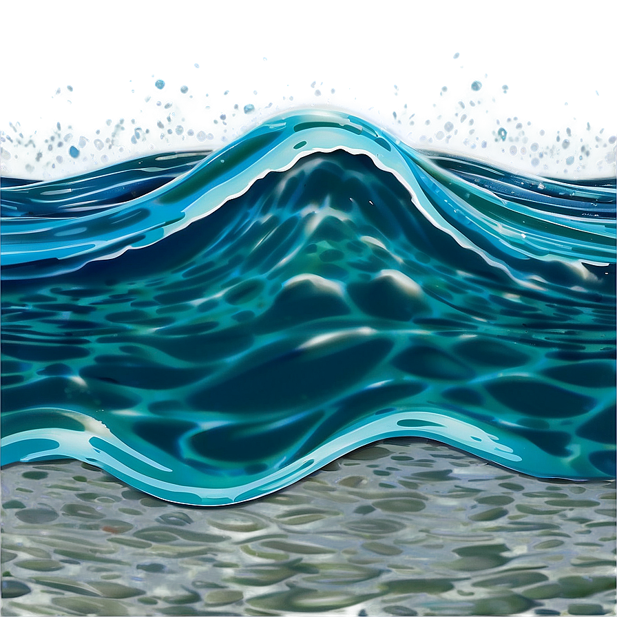 Serene Water Waves Png Wya