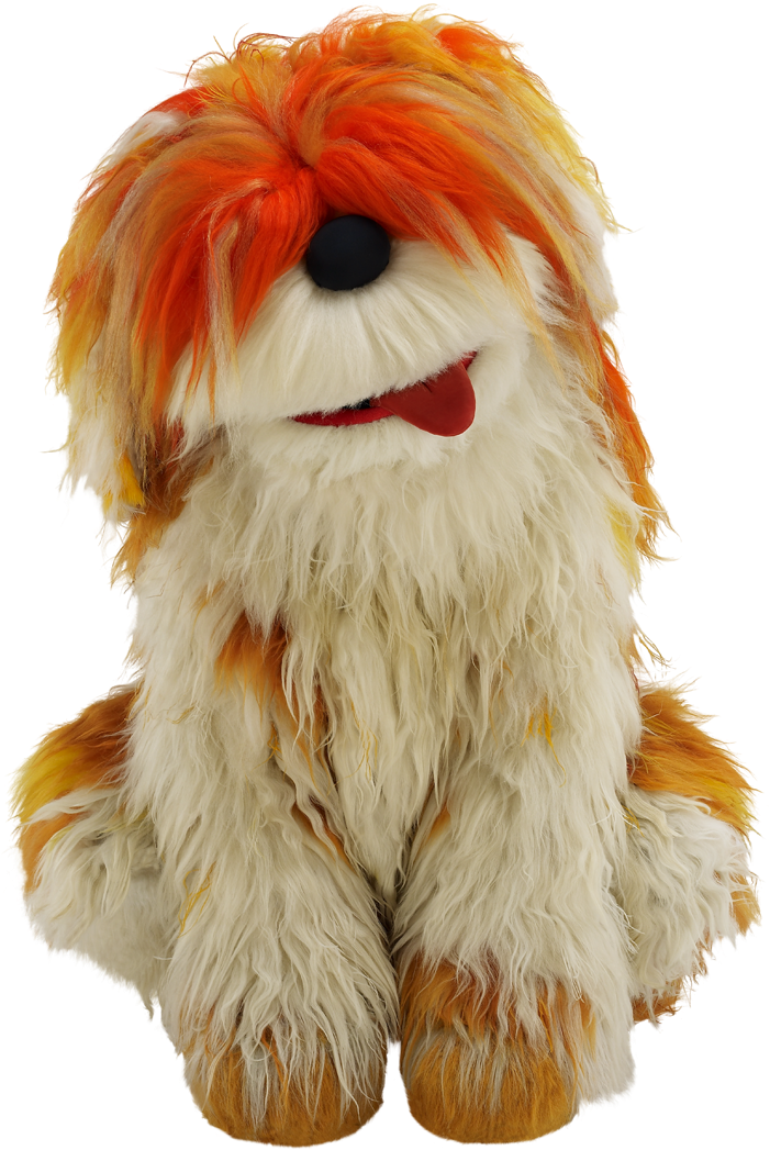 Sesame Street Character Fluffy Dog