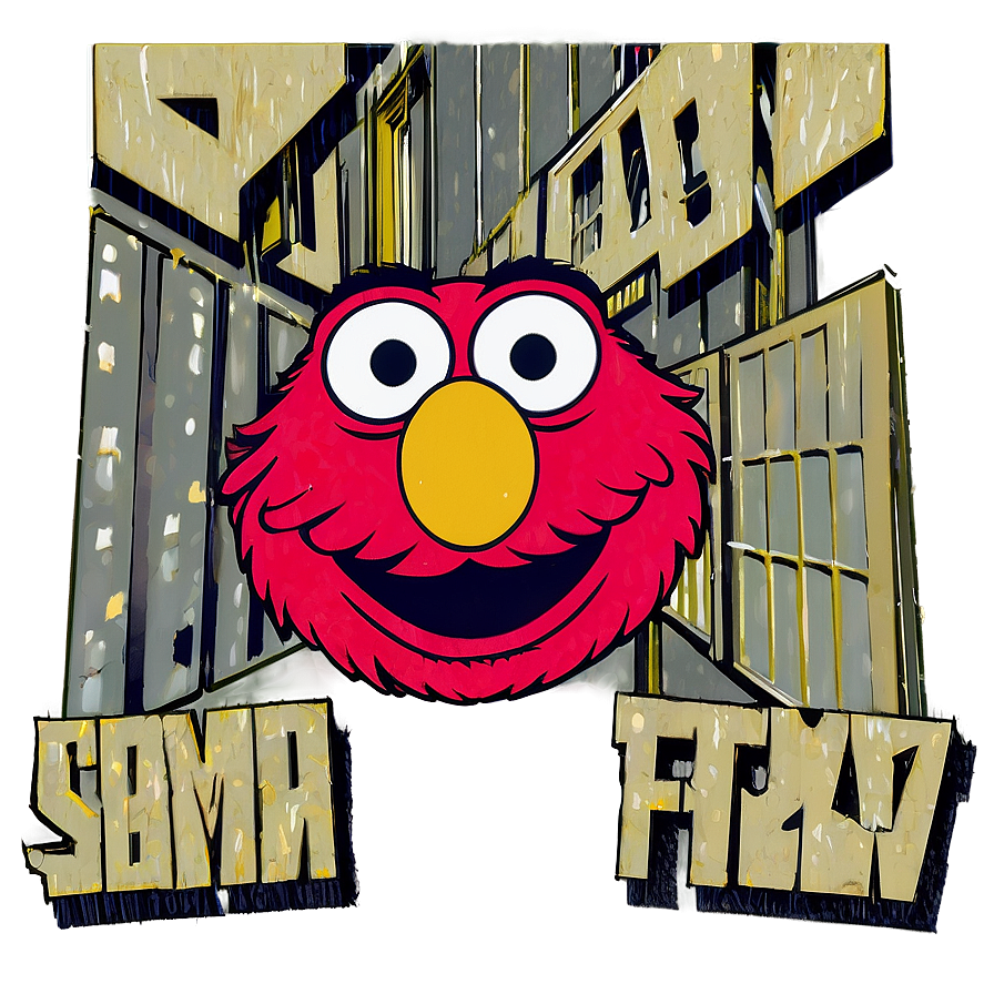 Sesame Street Elmo Face Png Bnd73