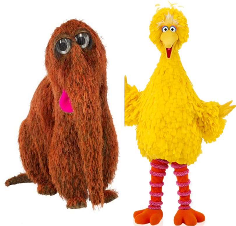 Sesame Street Snuffleupagusand Big Bird