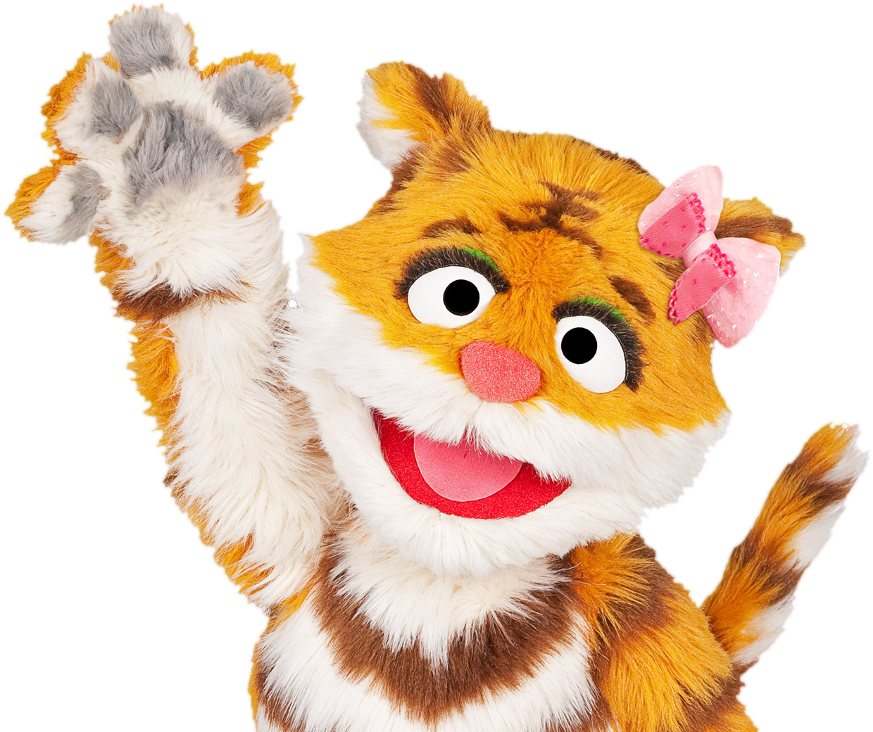 Sesame Street Tiger Character Waving