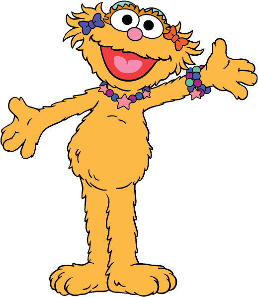 Sesame Street Zoe Character