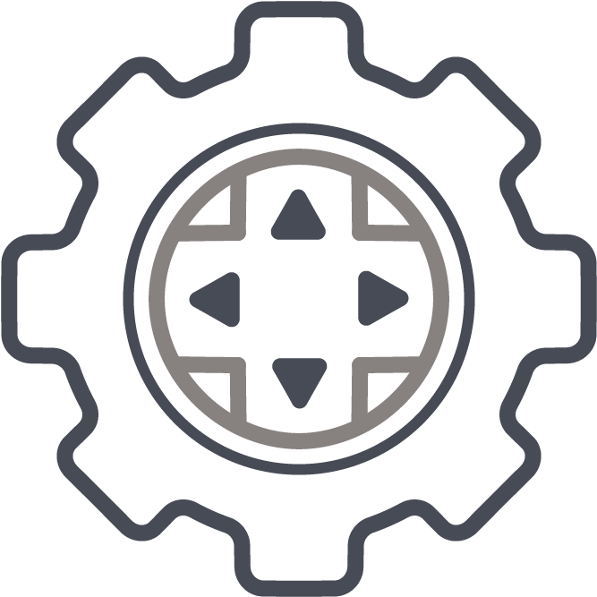 Settings Gear Icon Vector