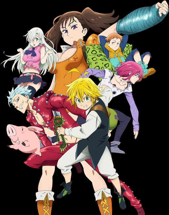 Seven Deadly Sins Anime Characters