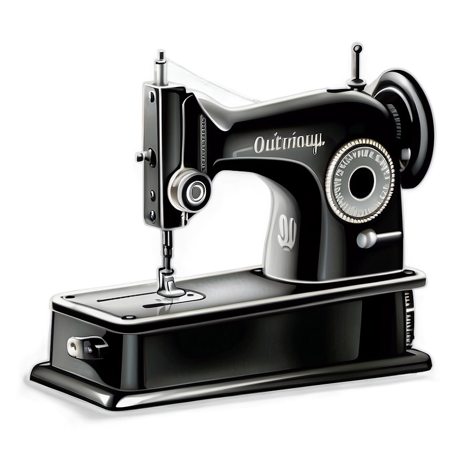 Sewing Machine Outline Png 05252024