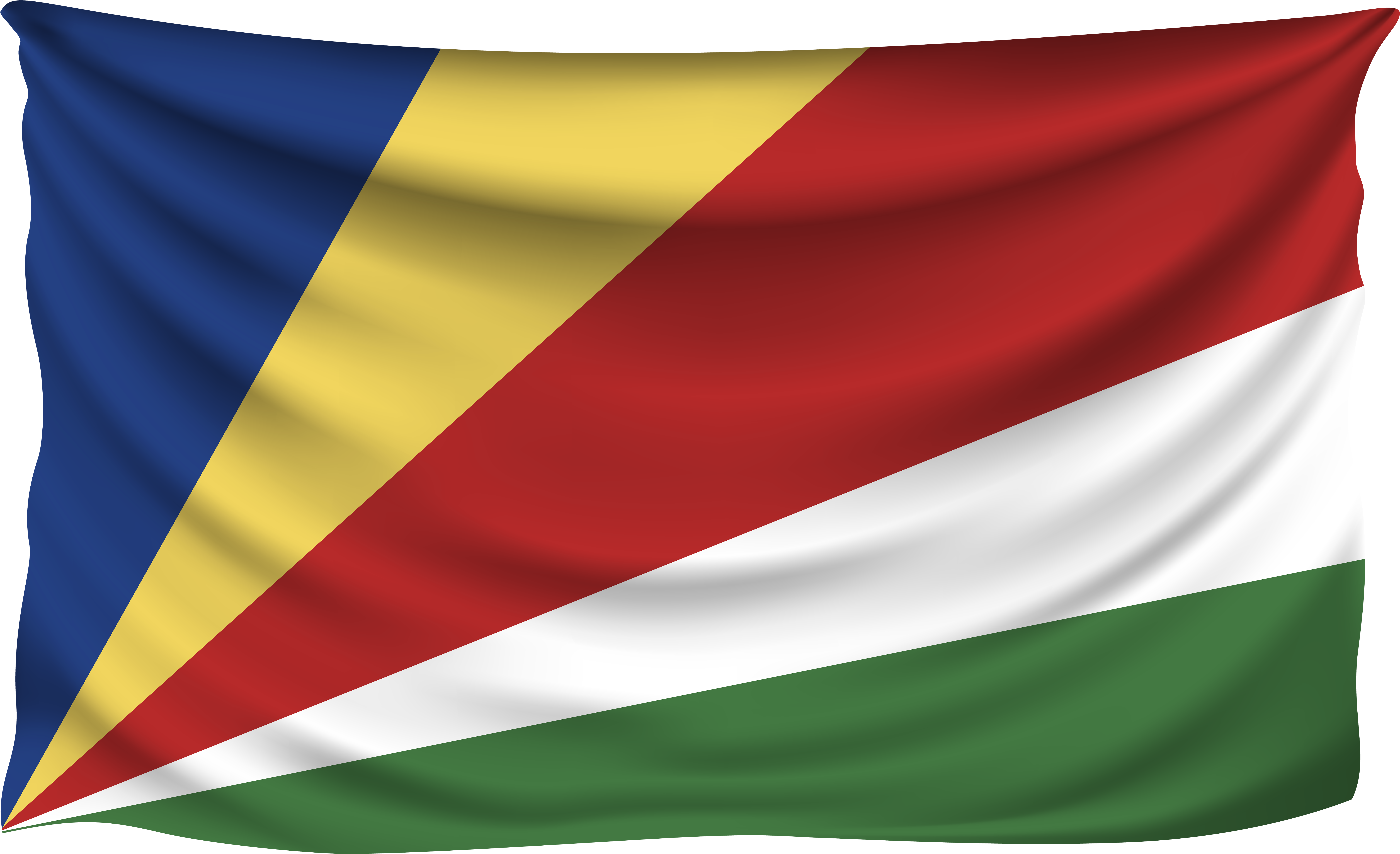 Seychelles National Flag Waving